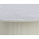 Paloma 54 X 30.25 inch White Marble Dining Table
